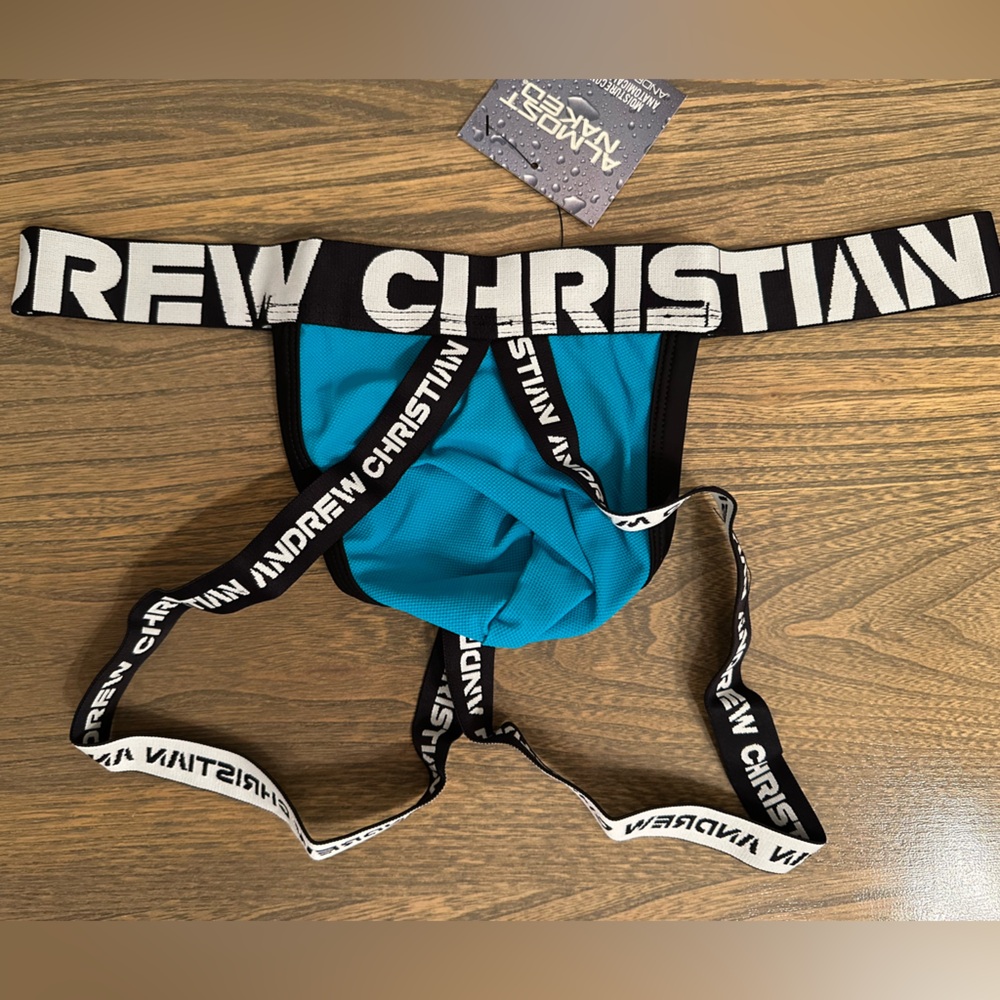 Andrew Christian - Moisture Control Jock Strap - Size Large - NWT